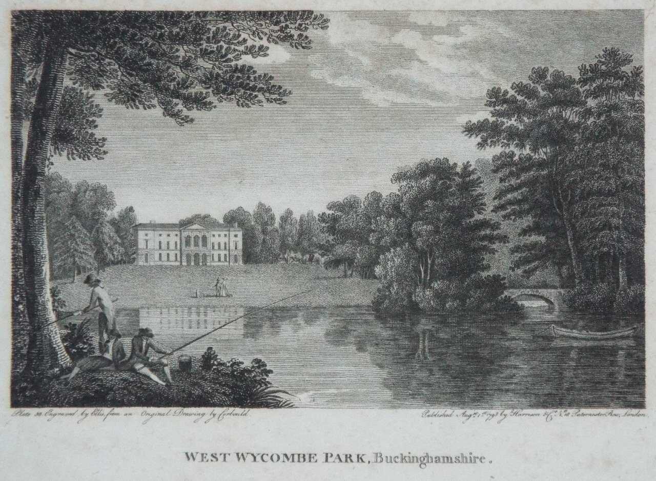 Print - West Wycombe Park, Buckinghamshire. - 